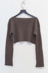 BASERANGE Macaulay Sweater Merino Wool France BAS-KMAL-BM-WI22-0 Mixed Rock Brown KMAL-BM-WI22